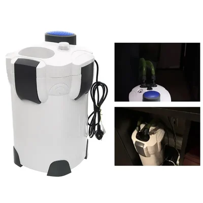 External Aquarium Canister Filter with 2000 L / Hr Output for Aqua Farming